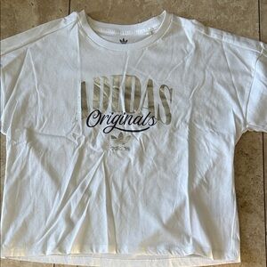 NWOT Adidas Originals womens crop Tee